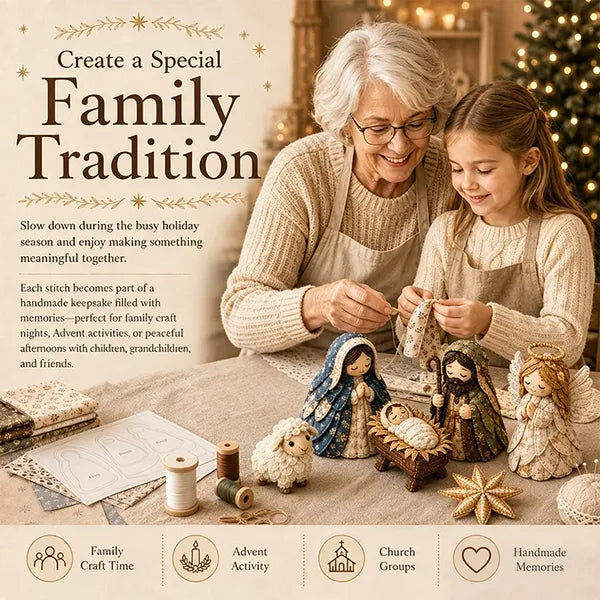 ✨ DIY Patchwork Nativity Scene Sewing Kit - view 11