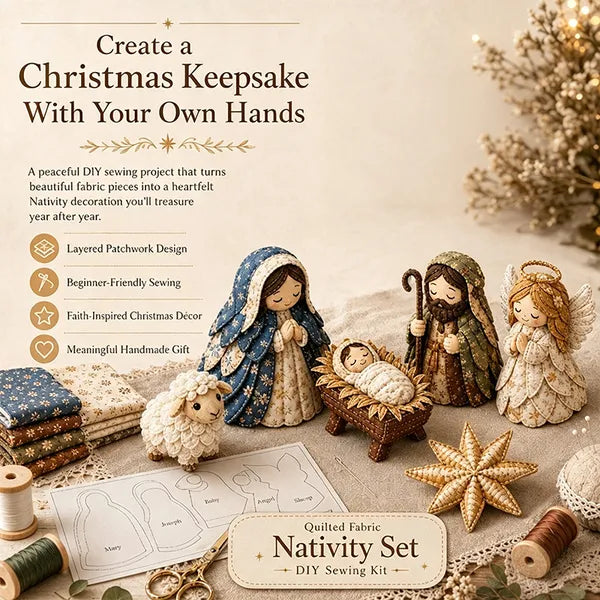 ✨ DIY Patchwork Nativity Scene Sewing Kit - view 13