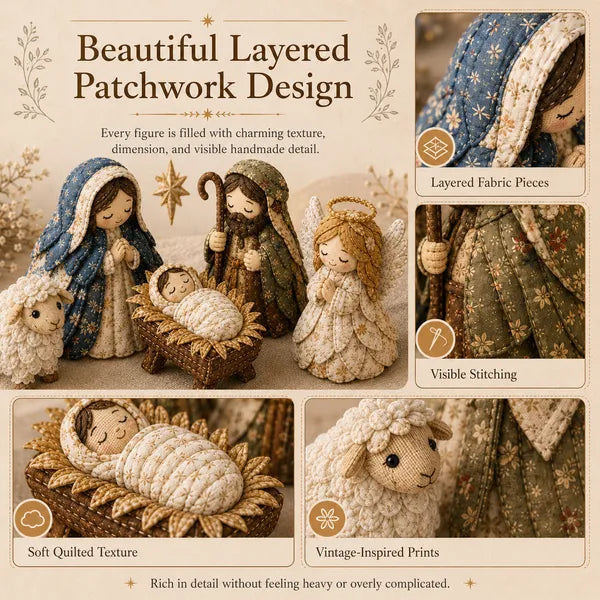 ✨ DIY Patchwork Nativity Scene Sewing Kit - view 4