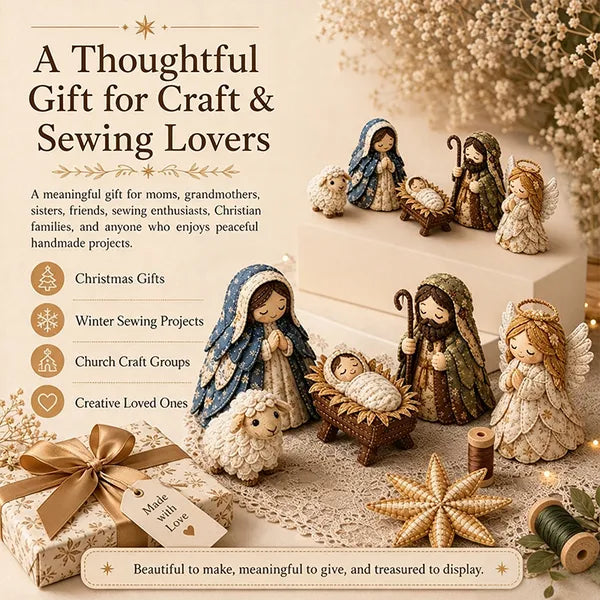 ✨ DIY Patchwork Nativity Scene Sewing Kit - view 14
