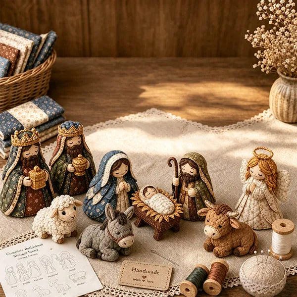 ✨ DIY Patchwork Nativity Scene Sewing Kit - view 9
