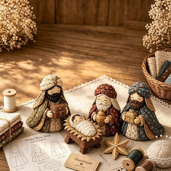 ✨ DIY Patchwork Nativity Scene Sewing Kit - view 10