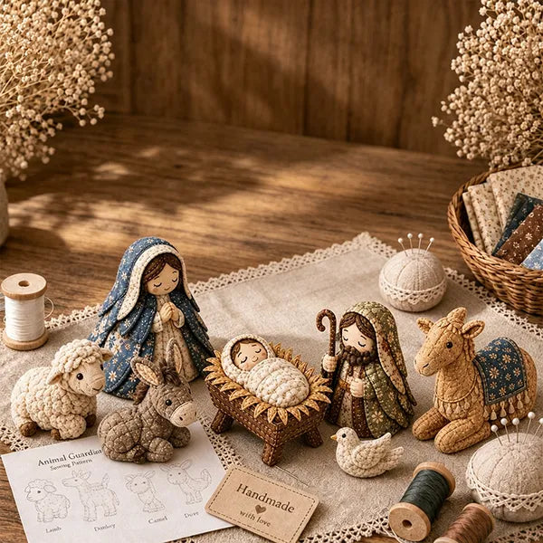 ✨ DIY Patchwork Nativity Scene Sewing Kit - view 8