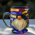 Handcrafted 3D Dwarf Mug for Book Lovers