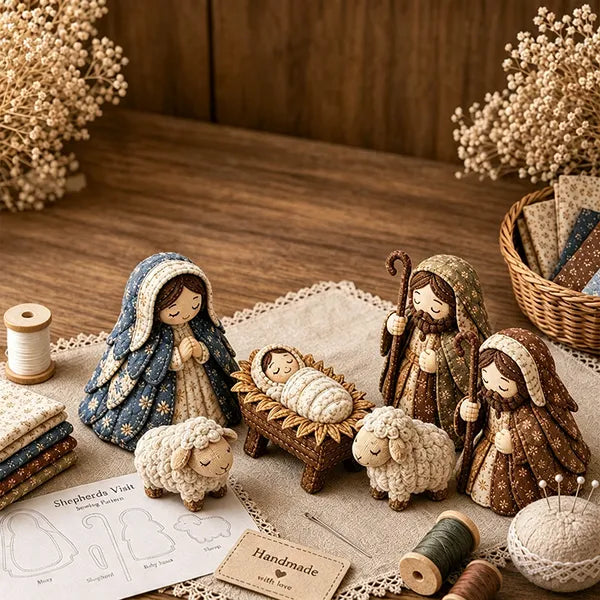 ✨ DIY Patchwork Nativity Scene Sewing Kit - view 12